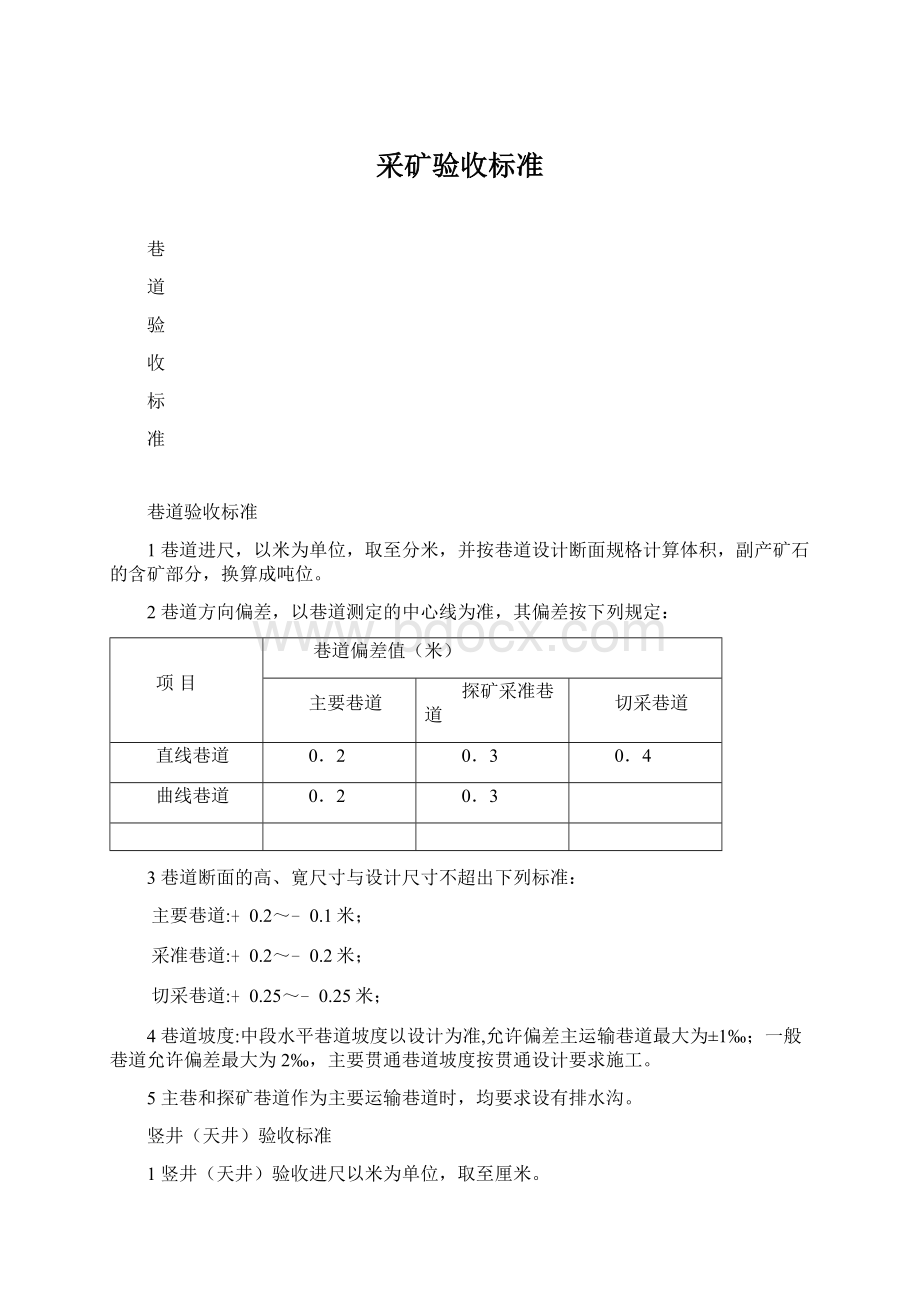 采矿验收标准Word下载.docx_第1页