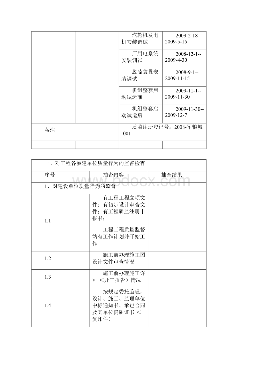 电力工程建设标准强制性条文执行情况检查记录Word格式文档下载.docx_第3页