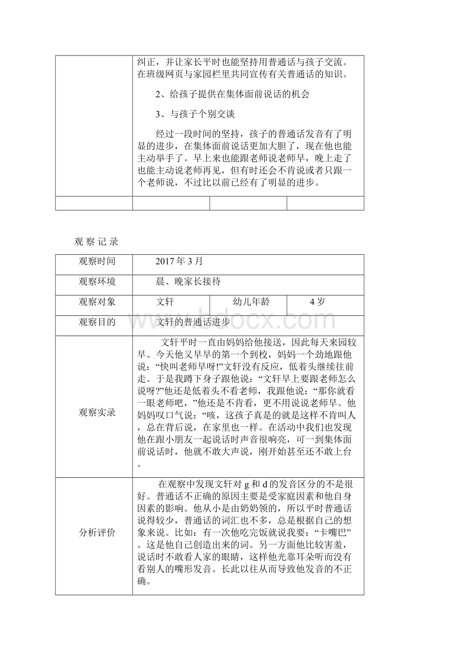 小班幼儿观察记录分析措施小班手工观察记录分析与措施方案Word文档格式.docx_第2页