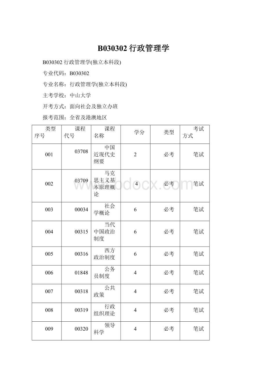 B030302行政管理学Word下载.docx_第1页