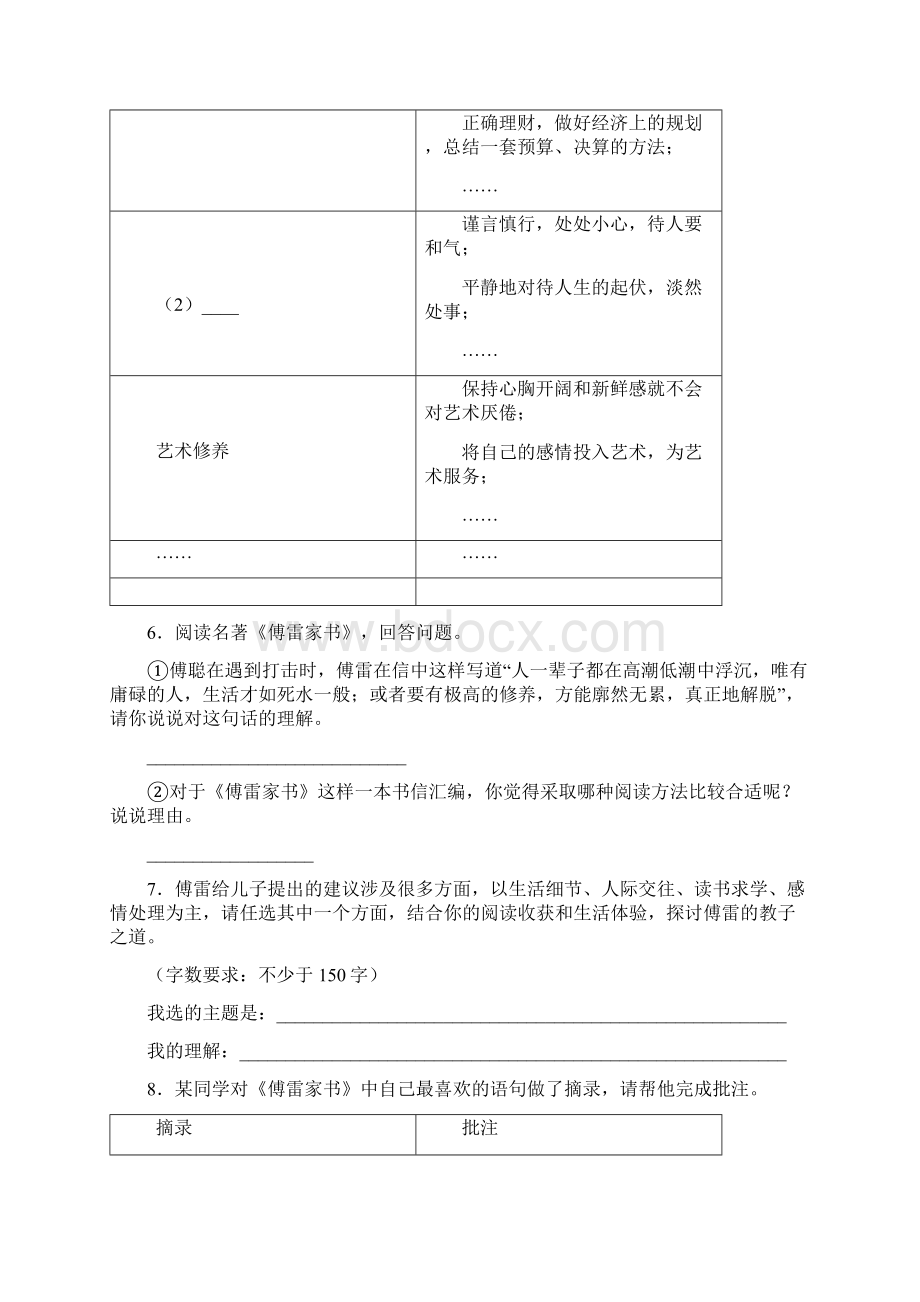 完整版《傅雷家书》名著 及解析Word格式.docx_第2页