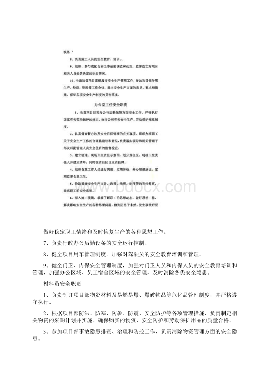 建筑施工各岗位安全职责Word文档格式.docx_第3页