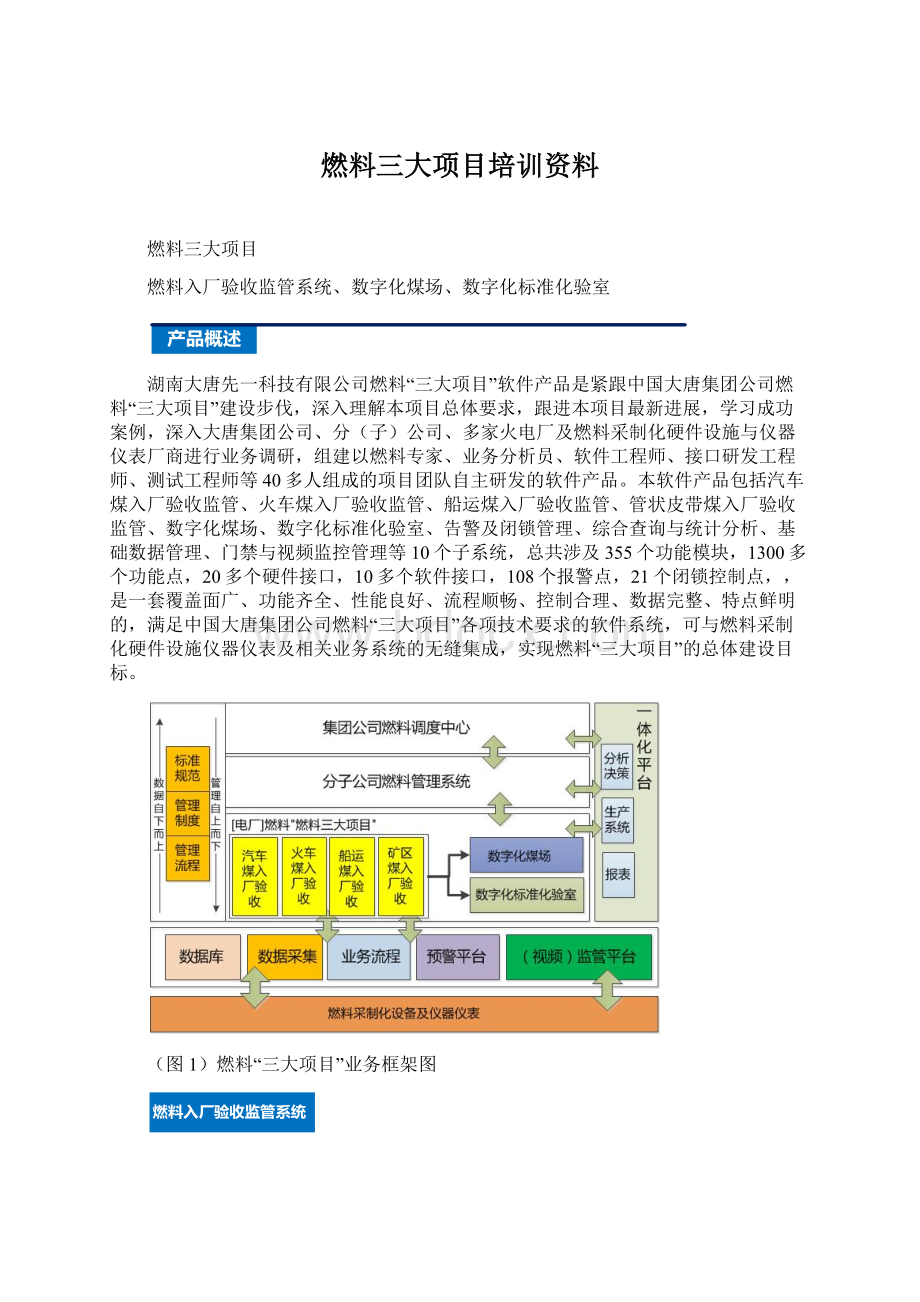 燃料三大项目培训资料Word格式.docx