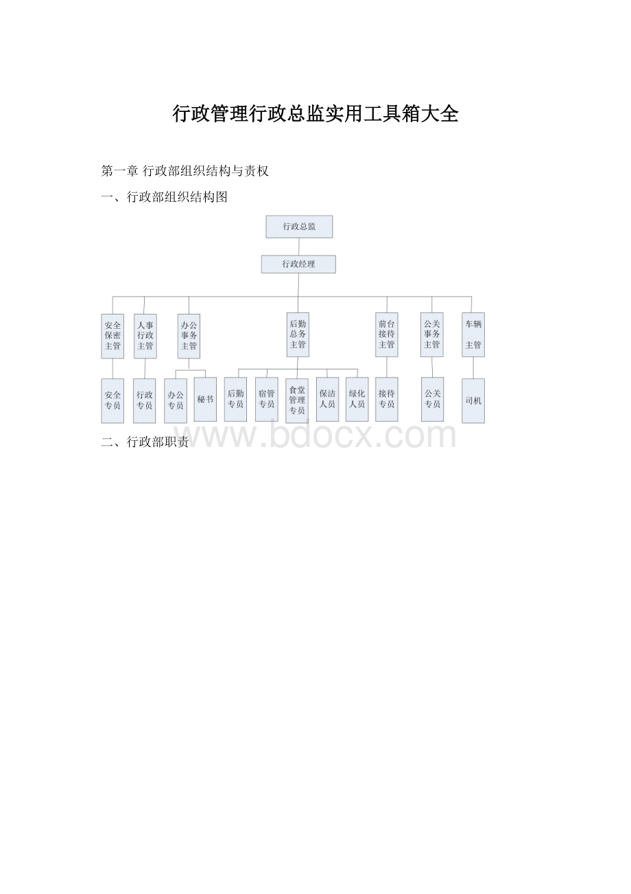 行政管理行政总监实用工具箱大全Word文档格式.docx_第1页