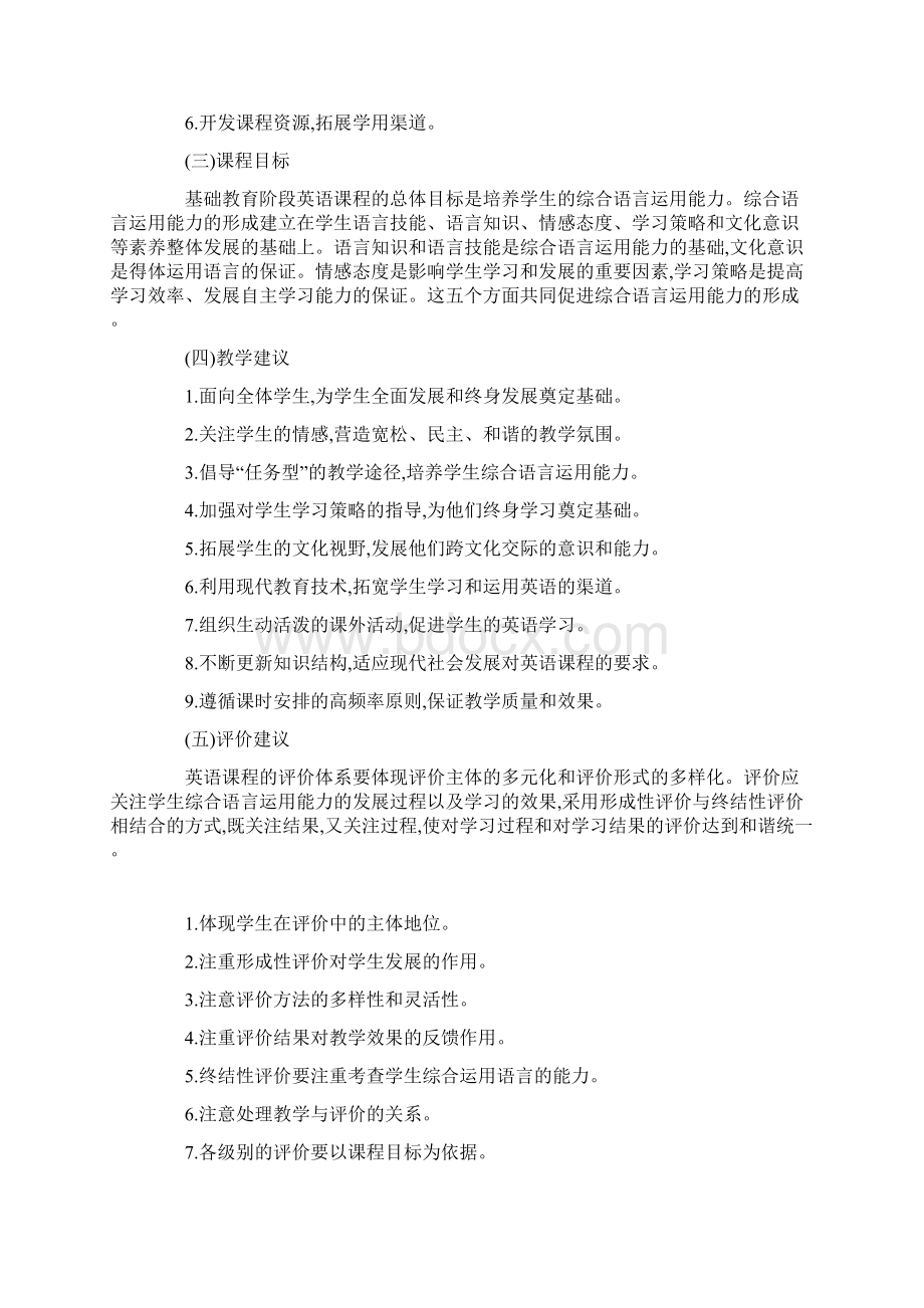 江西省教师招聘考试《初中英语》考试大纲英语学科专业基础知识资料Word文档下载推荐.docx_第3页