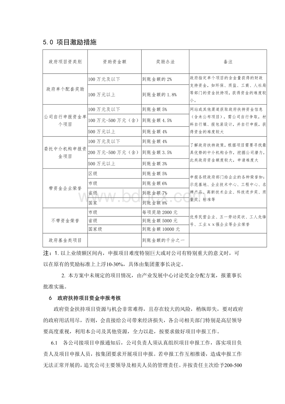 政府项目申报及激励管理办法Word格式文档下载.doc_第3页