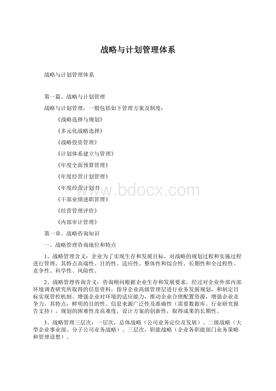 战略与计划管理体系.docx_第1页