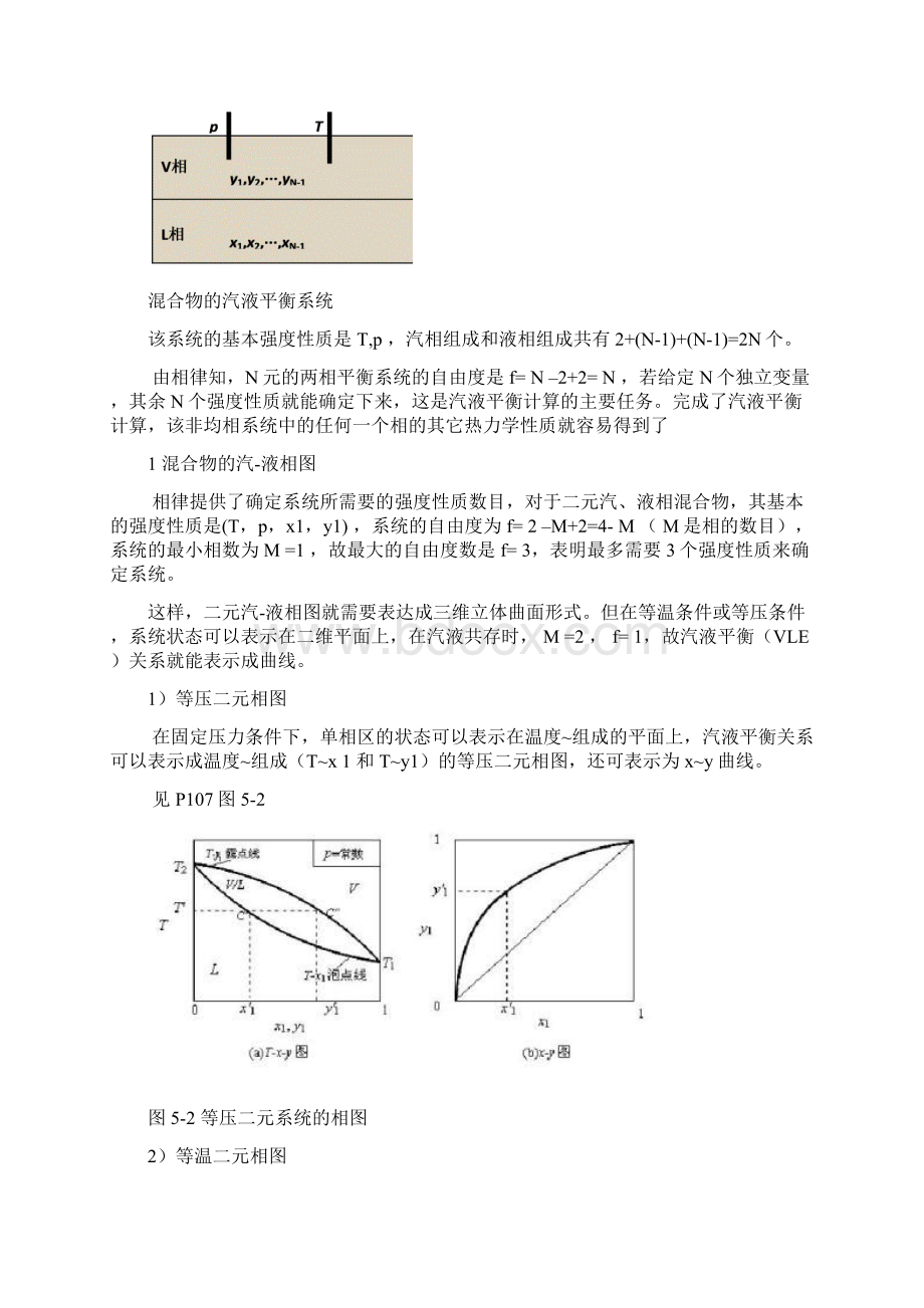 化工热力学第五章教案Word文档格式.docx_第2页