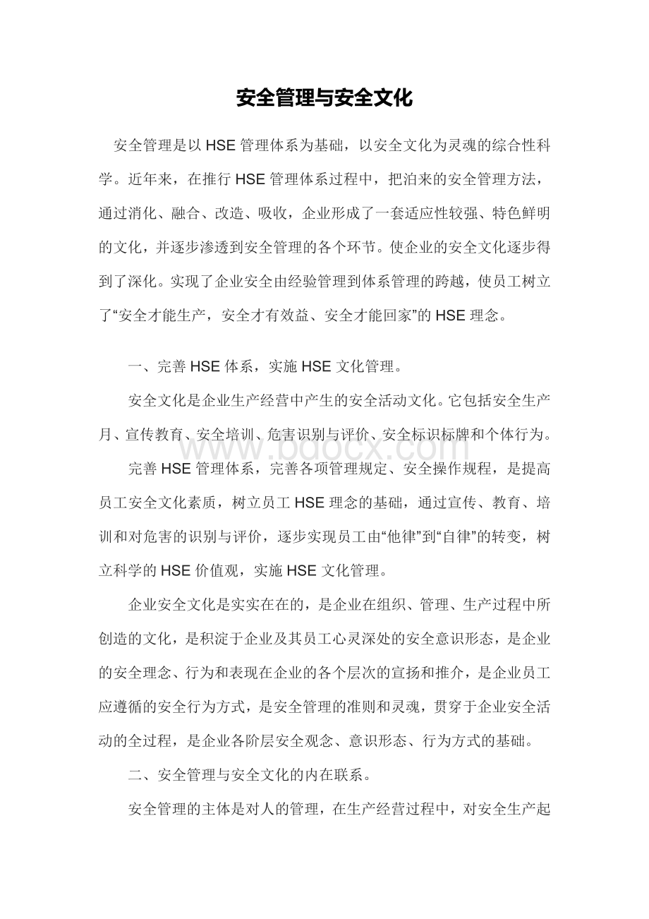 安全管理与安全文化.doc