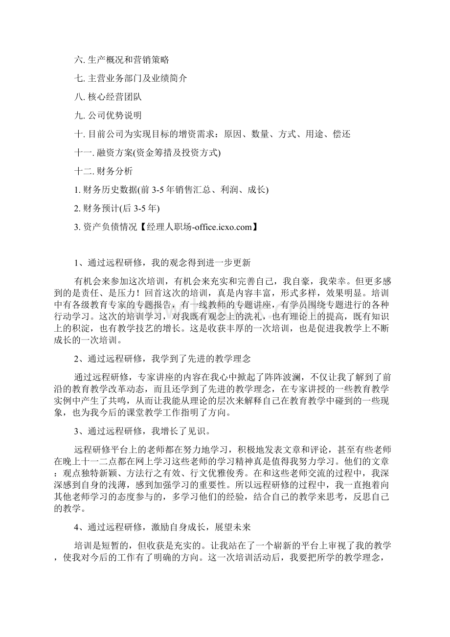 商业计划书的定义及写作格式要求.docx_第2页