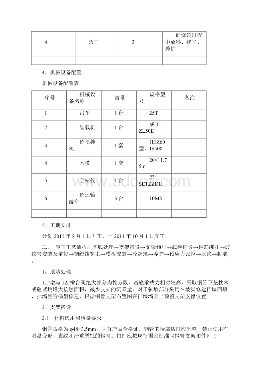 20m跨径现浇箱梁满堂支架施工方案.docx_第3页