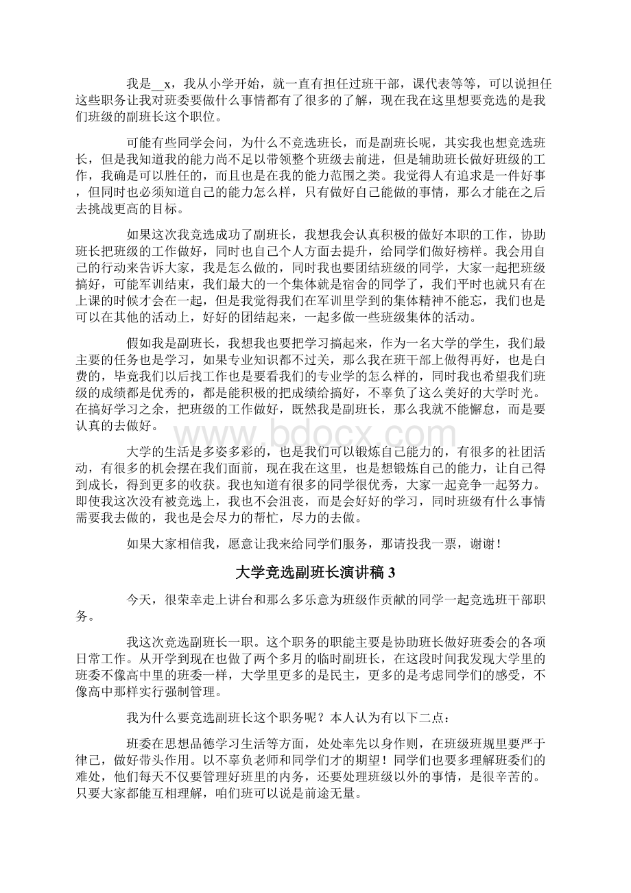 大学竞选副班长演讲稿.docx_第2页