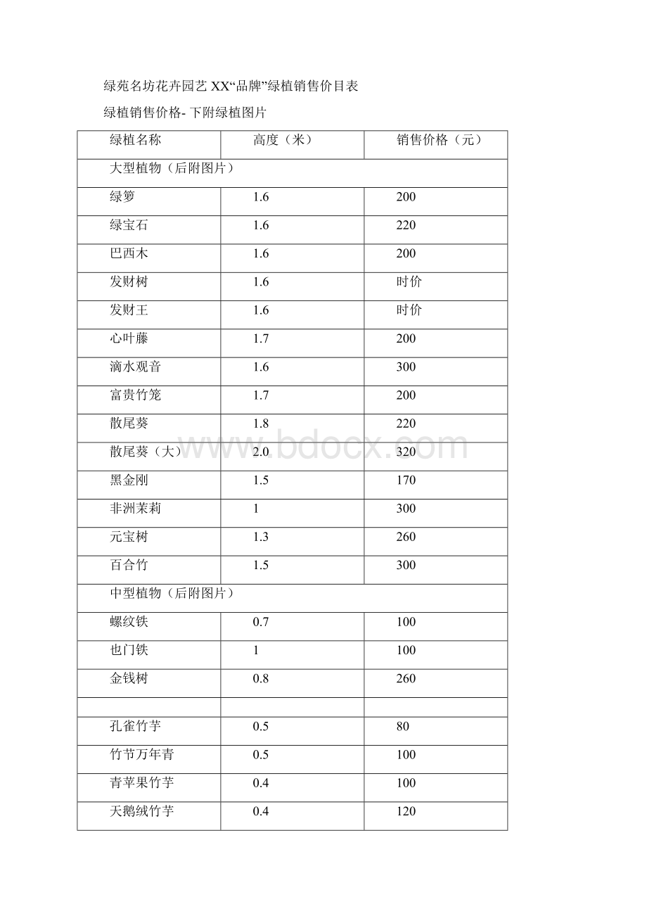 绿植租赁套餐价格Word文件下载.docx_第2页