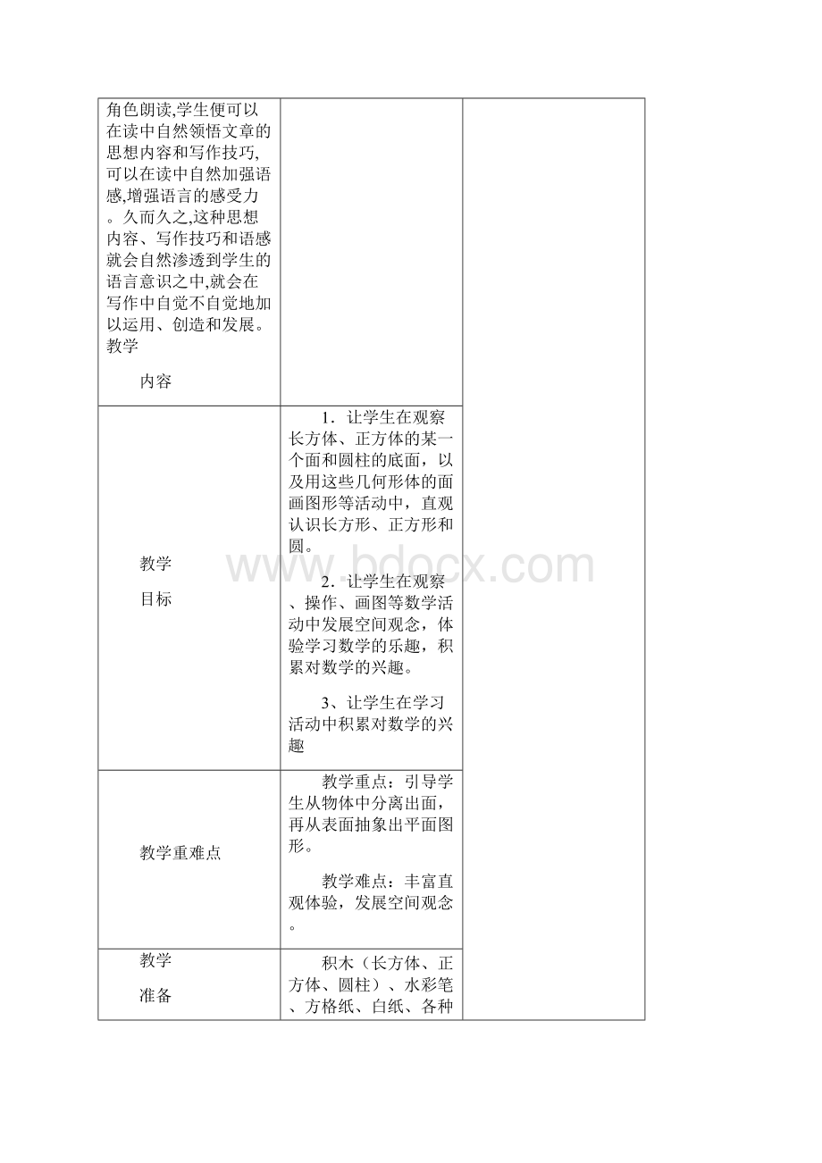 新版一年级下册数学教案设计word精品文档101页Word文档下载推荐.docx_第2页