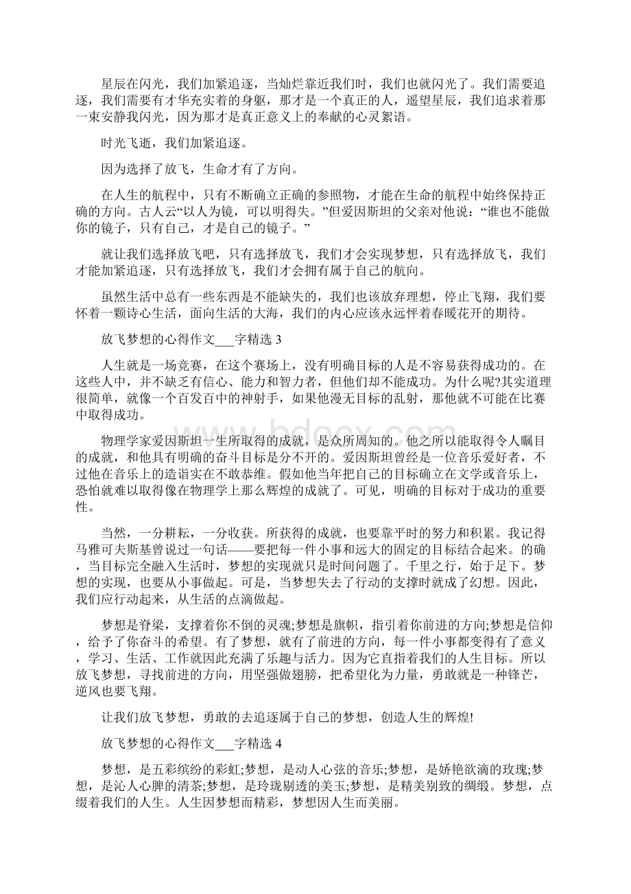 放飞梦想的心得Word文档格式.docx_第2页