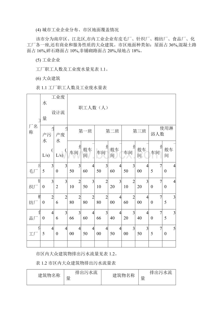 排水管网设计说明书doc 53页Word文件下载.docx_第2页