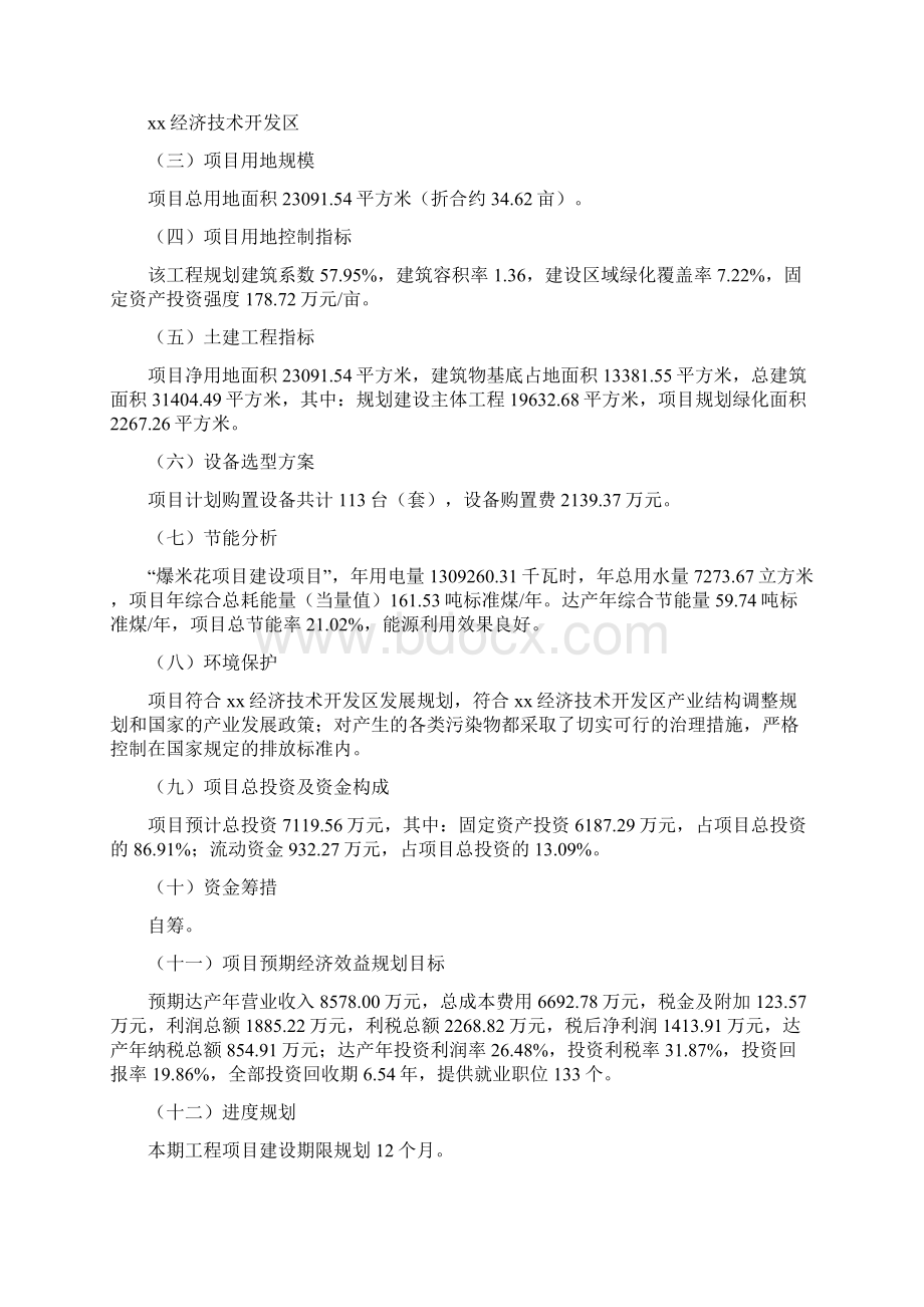 爆米花项目投资计划书范本范文参考.docx_第2页