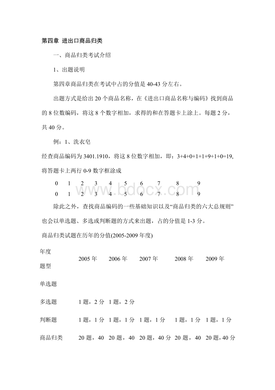 2012报关员资格全国统一考试第四章_精品文档Word格式文档下载.docx_第1页