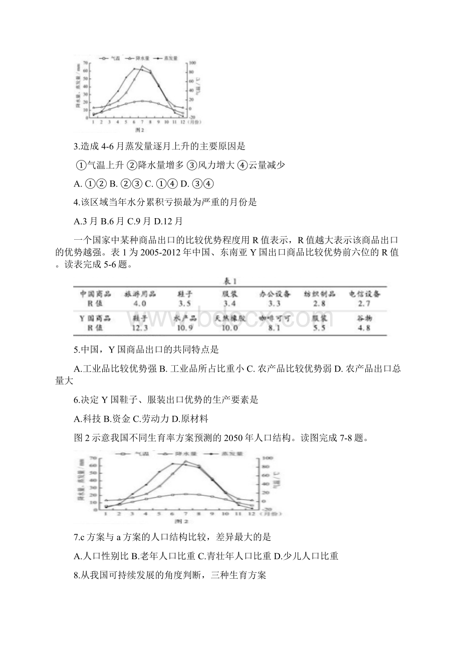 福建高考文综试题word版含答案Word文档格式.docx_第2页