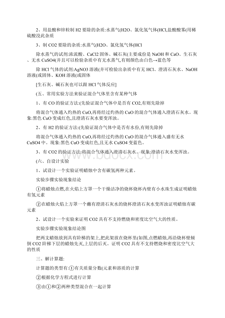 人教版初中化学知识点总结.docx_第2页