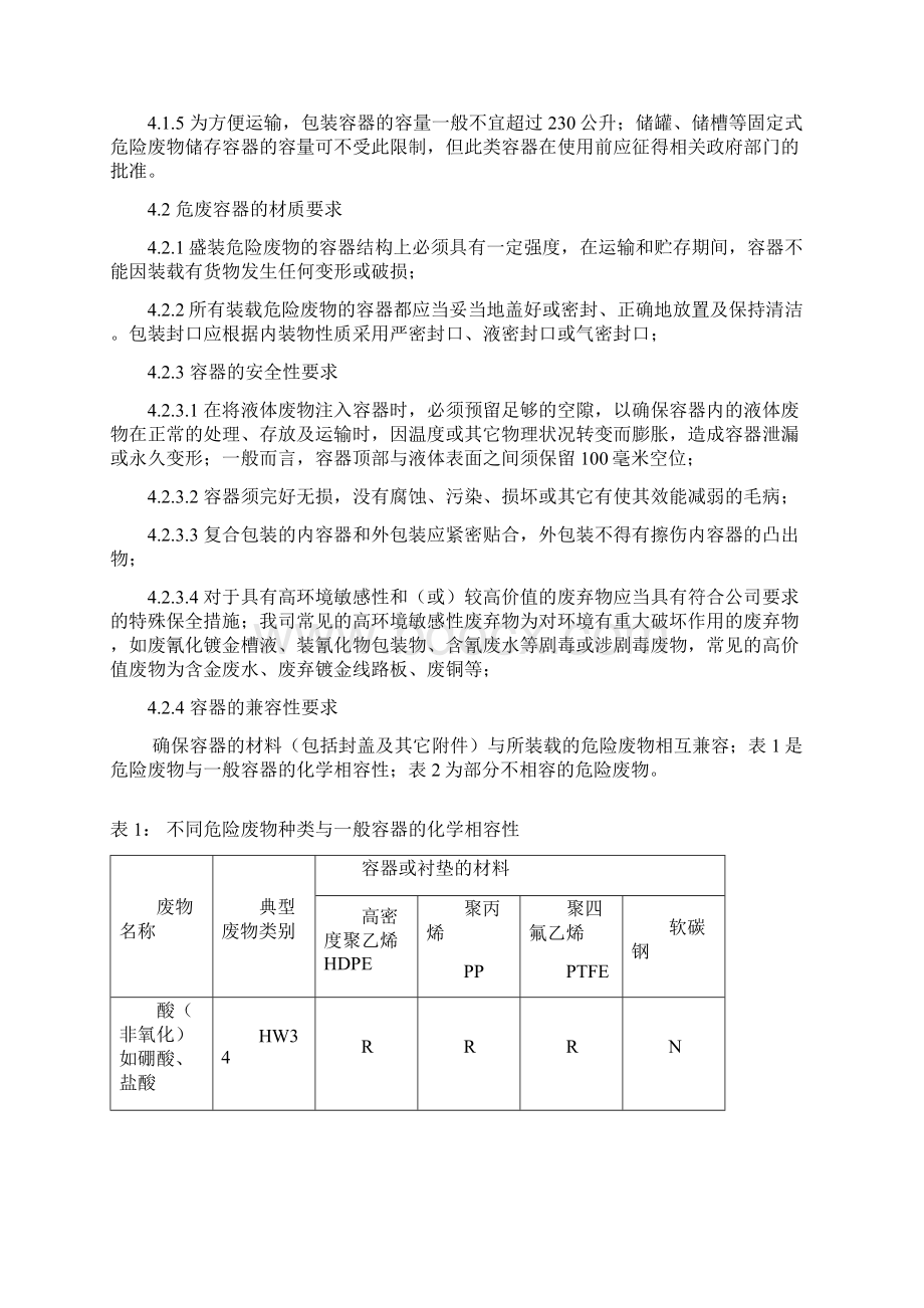 危险废物包装管理规范Word文档格式.docx_第2页