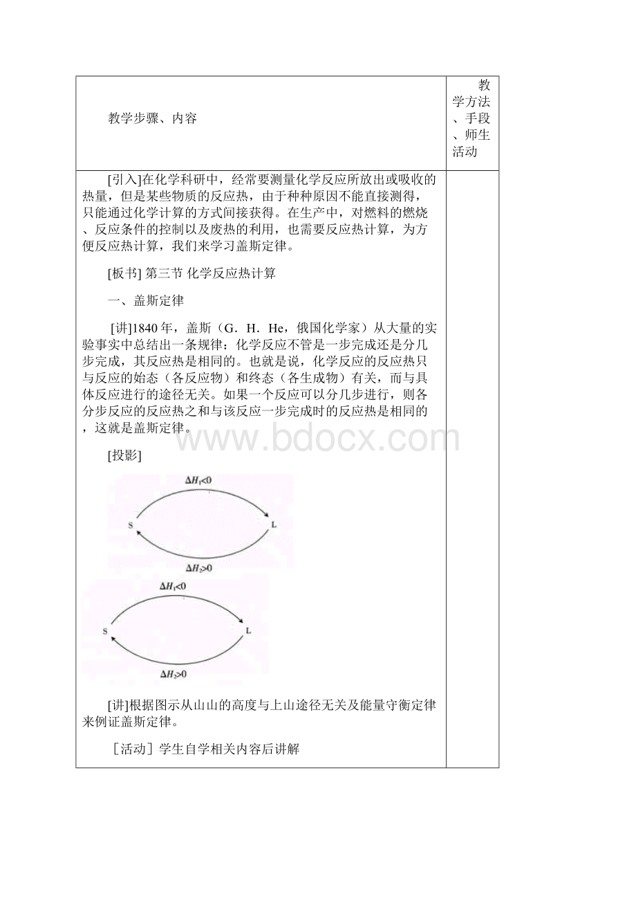 《化学反应热的计算》优秀教案.docx_第2页