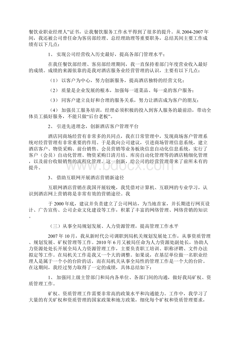 高级经济师专业技术总结Word下载.docx_第2页