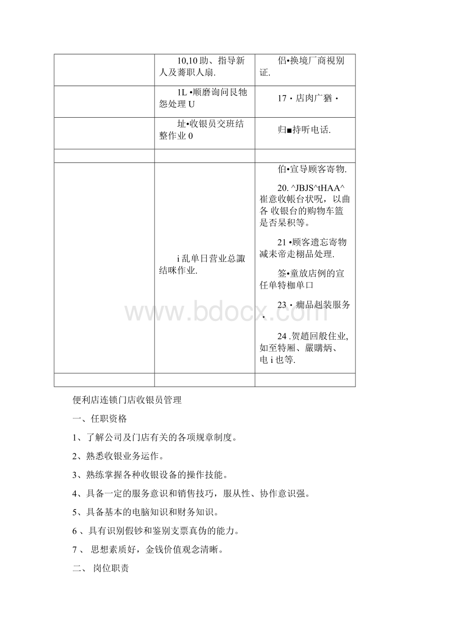 便利店收银工作流程安排Word文档下载推荐.docx_第3页