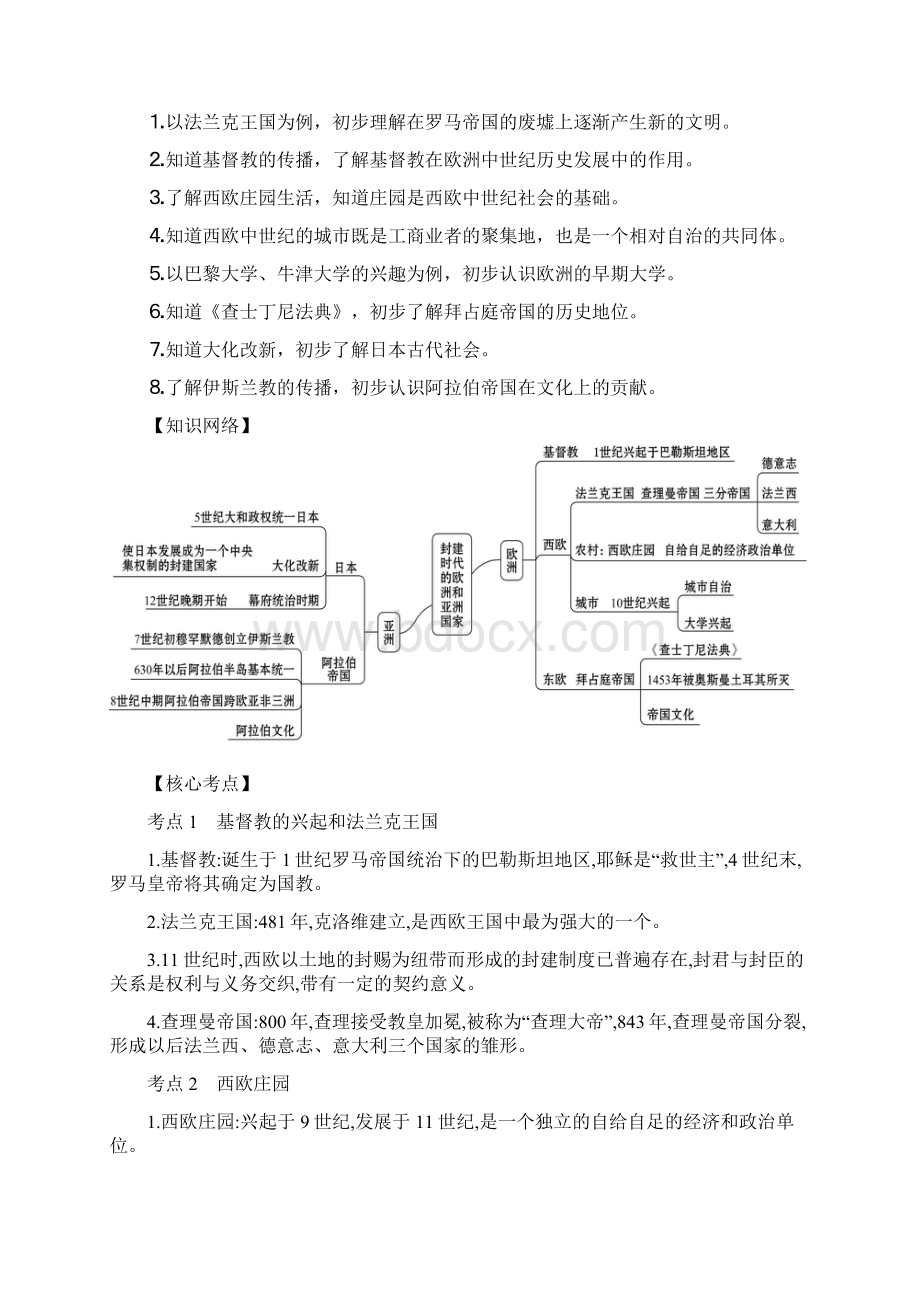 部编人教版中考历史一轮复习世界史 核心考点精华版文档格式.docx_第3页