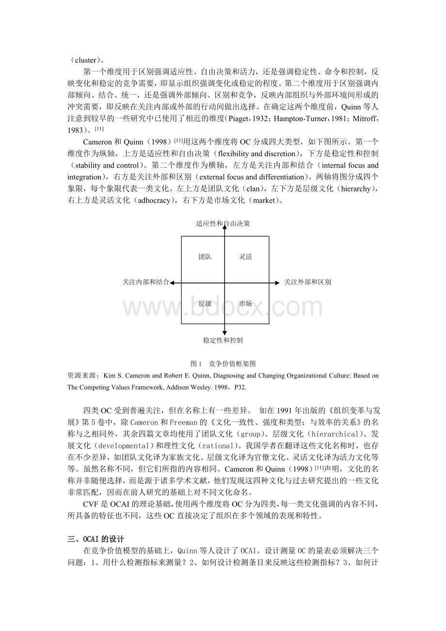 组织文化评价量表研究-华东经济管理.doc_第3页