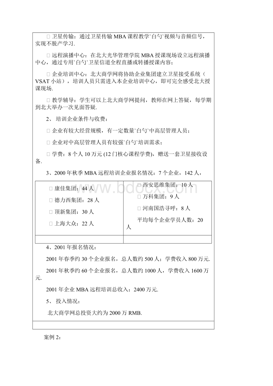 卫星网企业培训项目研究可行性报告Word格式.docx_第3页