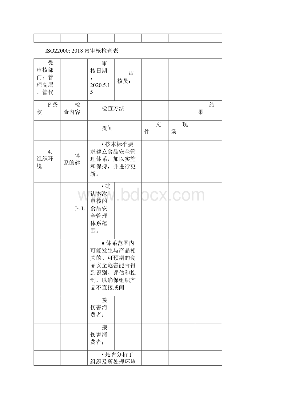 ISO2各部门内审检查表汇编含审核记录.docx_第3页