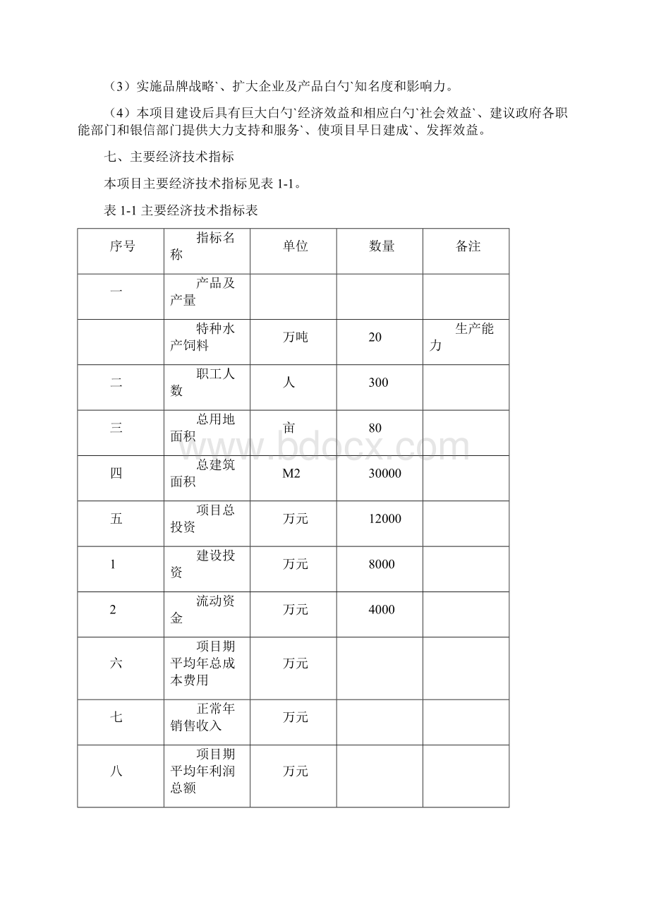 年产20万吨特种水产饲料生产建设项目可行性研究报告Word下载.docx_第3页