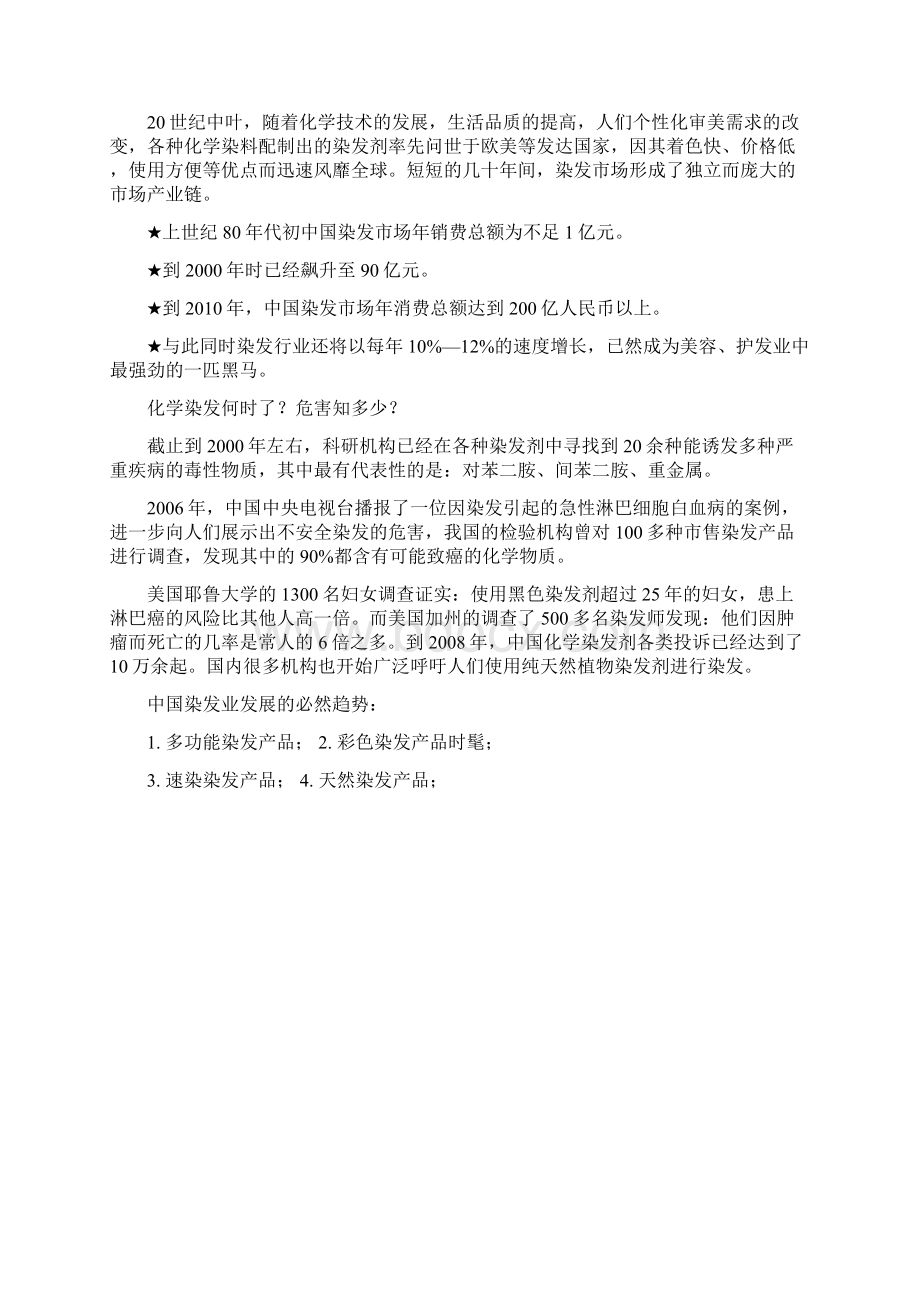 XX品牌艳彩染发产品上市推广营销策划方案Word文档下载推荐.docx_第2页