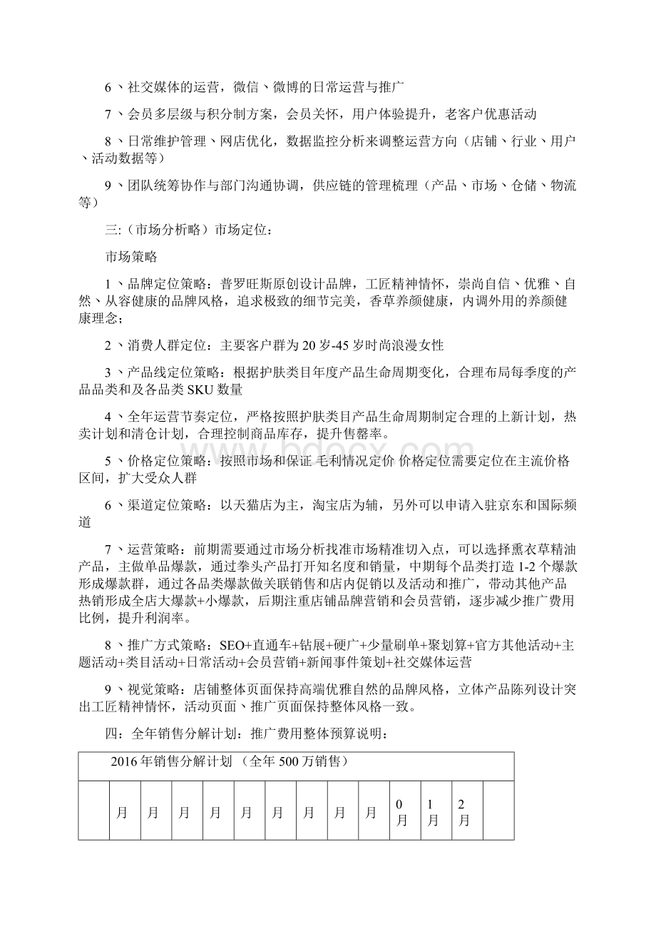 精品完整版最新品牌电商产品销售计划Word文件下载.docx_第2页