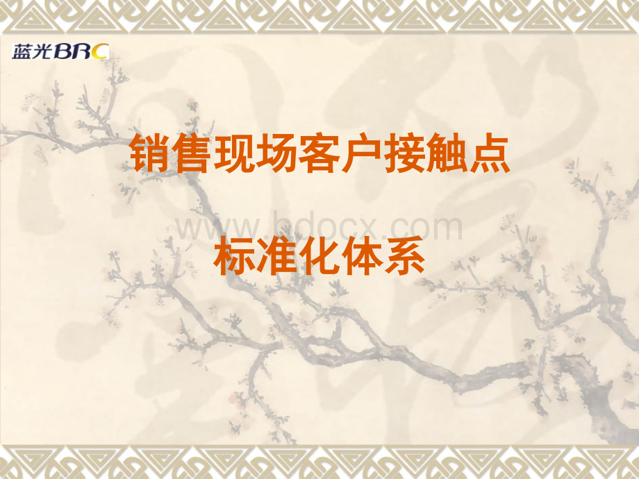 销售现场客户接触点.ppt