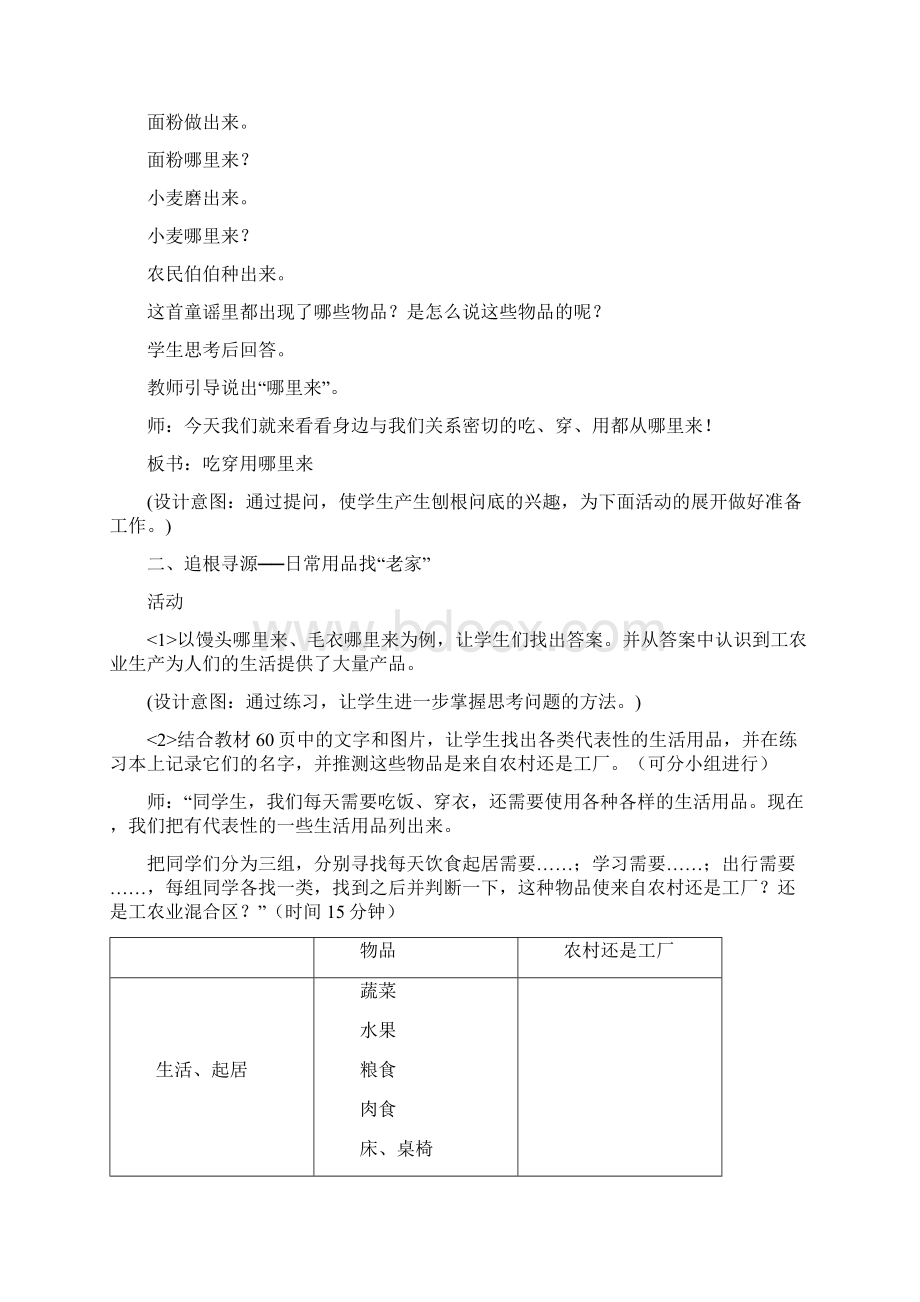 《吃穿用哪里来》教案.docx_第2页