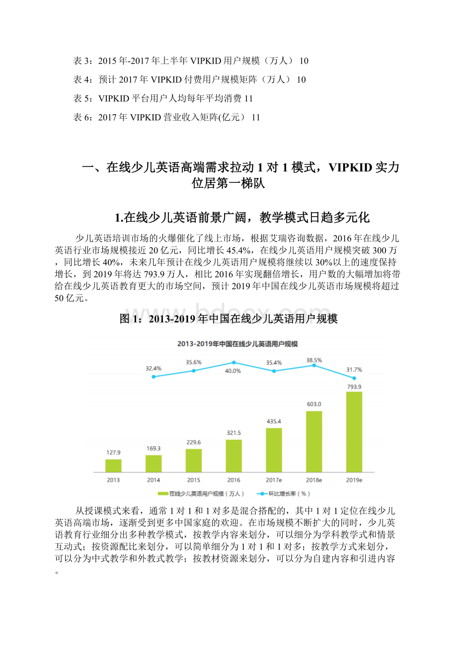 在线少儿英语赛道VIPKID深度分析报告.docx_第3页