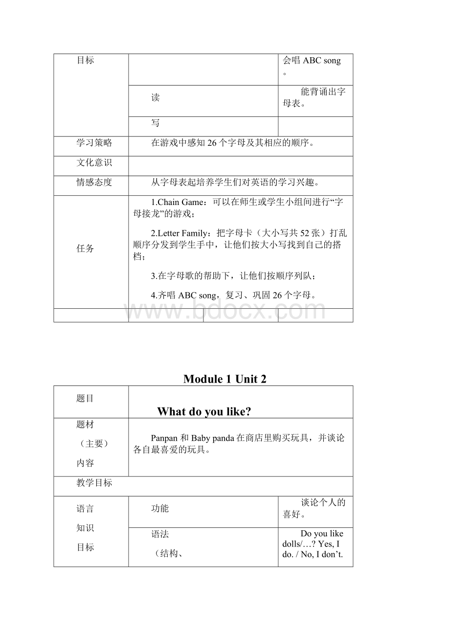 外研版小学二年级上册英语全册教案教学设计Word格式文档下载.docx_第2页