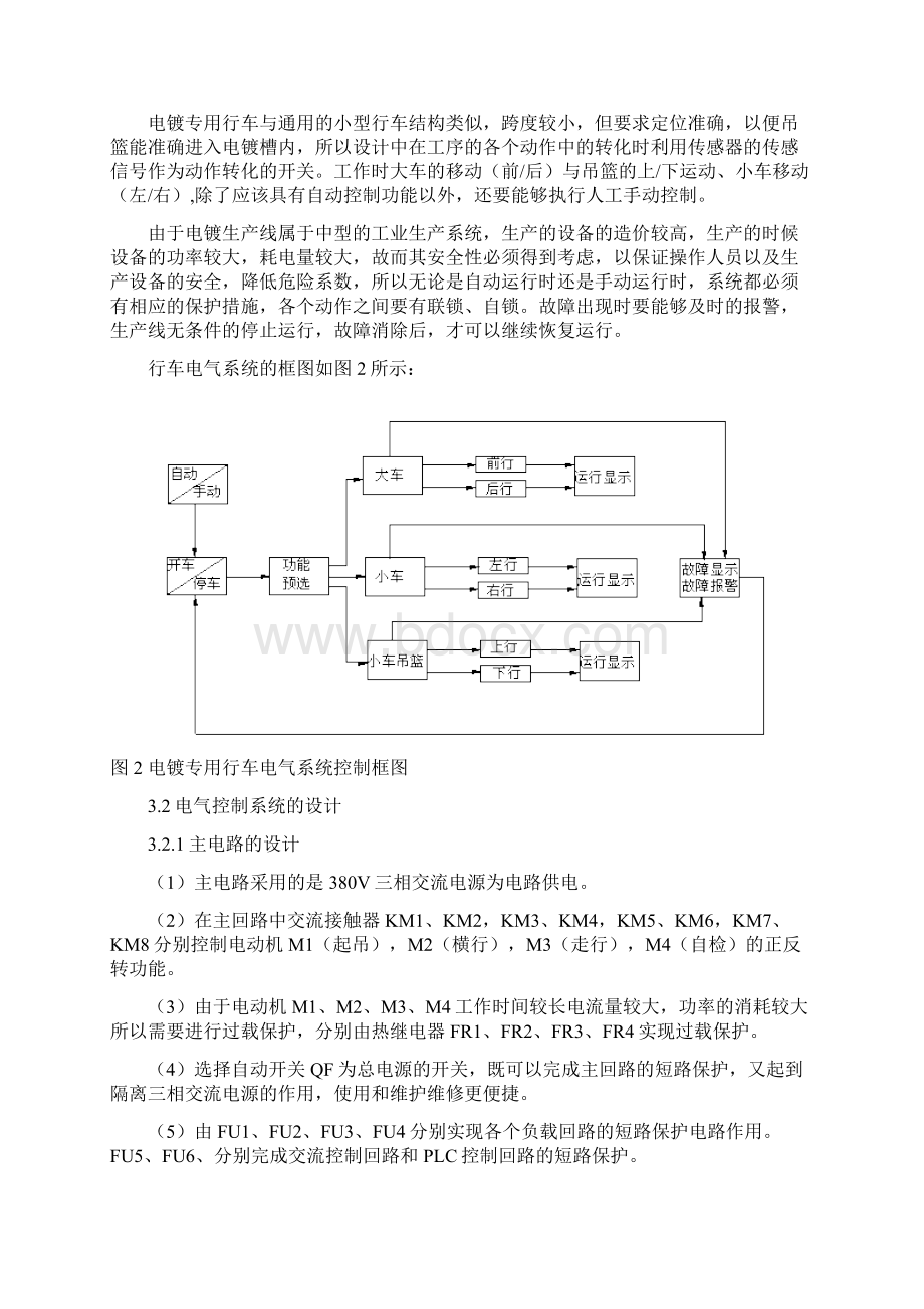 电镀车间专用行车PLC控制系统毕业设计资料Word格式.docx_第2页