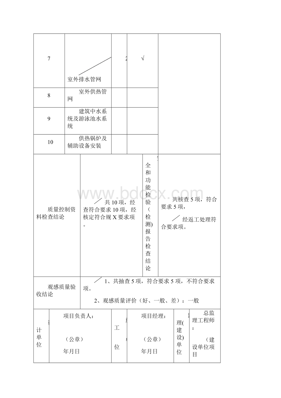 广西建筑分部工程质量验收记录表格文档格式.docx_第2页