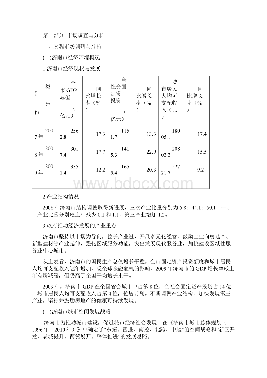 最新济南市雪野湖别墅项目前期策划定位报告Word格式文档下载.docx_第2页