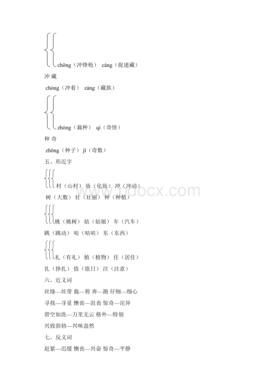 部编版二年级下册语文单元知识小结复习资料全册.docx_第2页