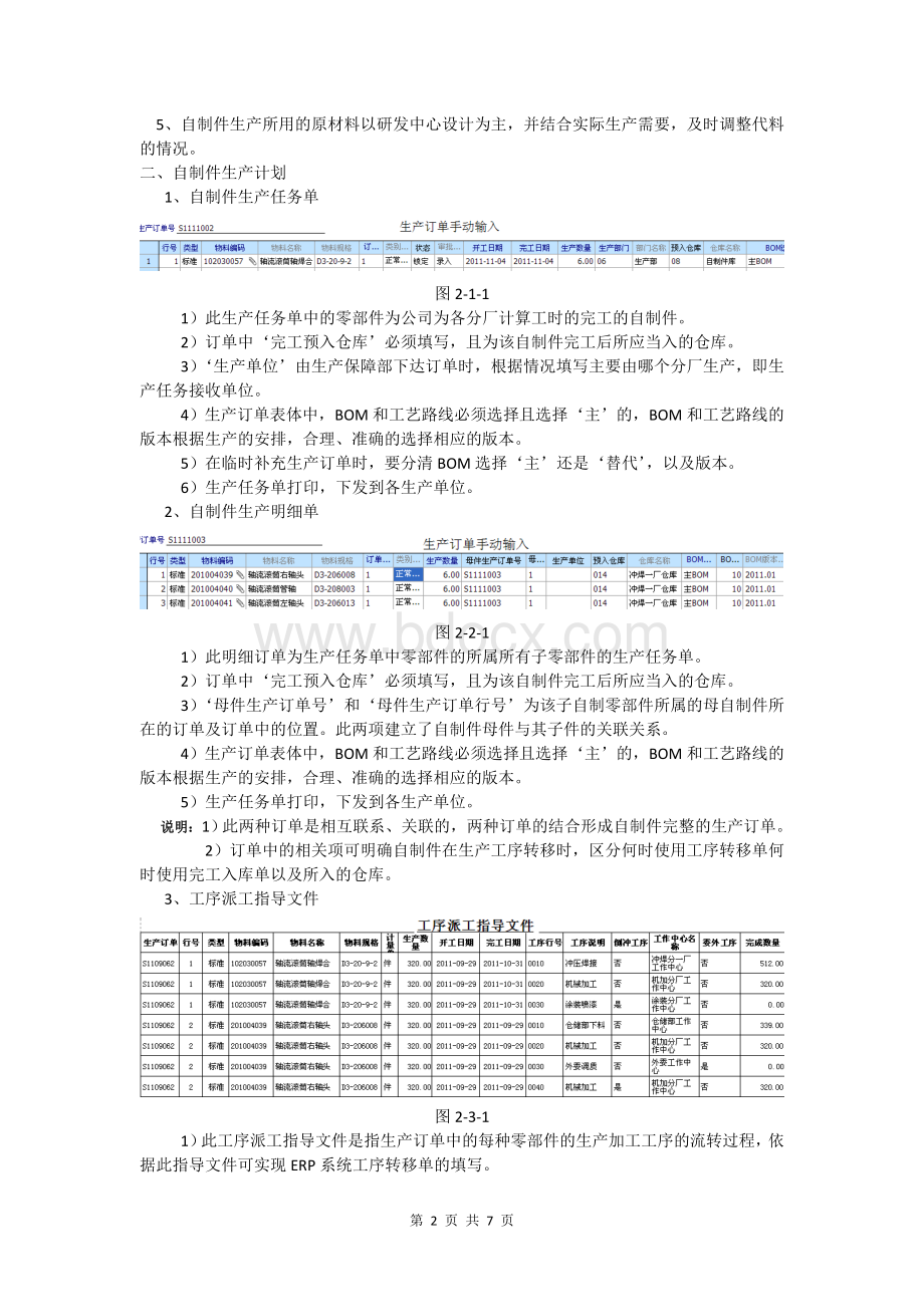 用友U8自制件生产流程Word格式文档下载.doc_第2页