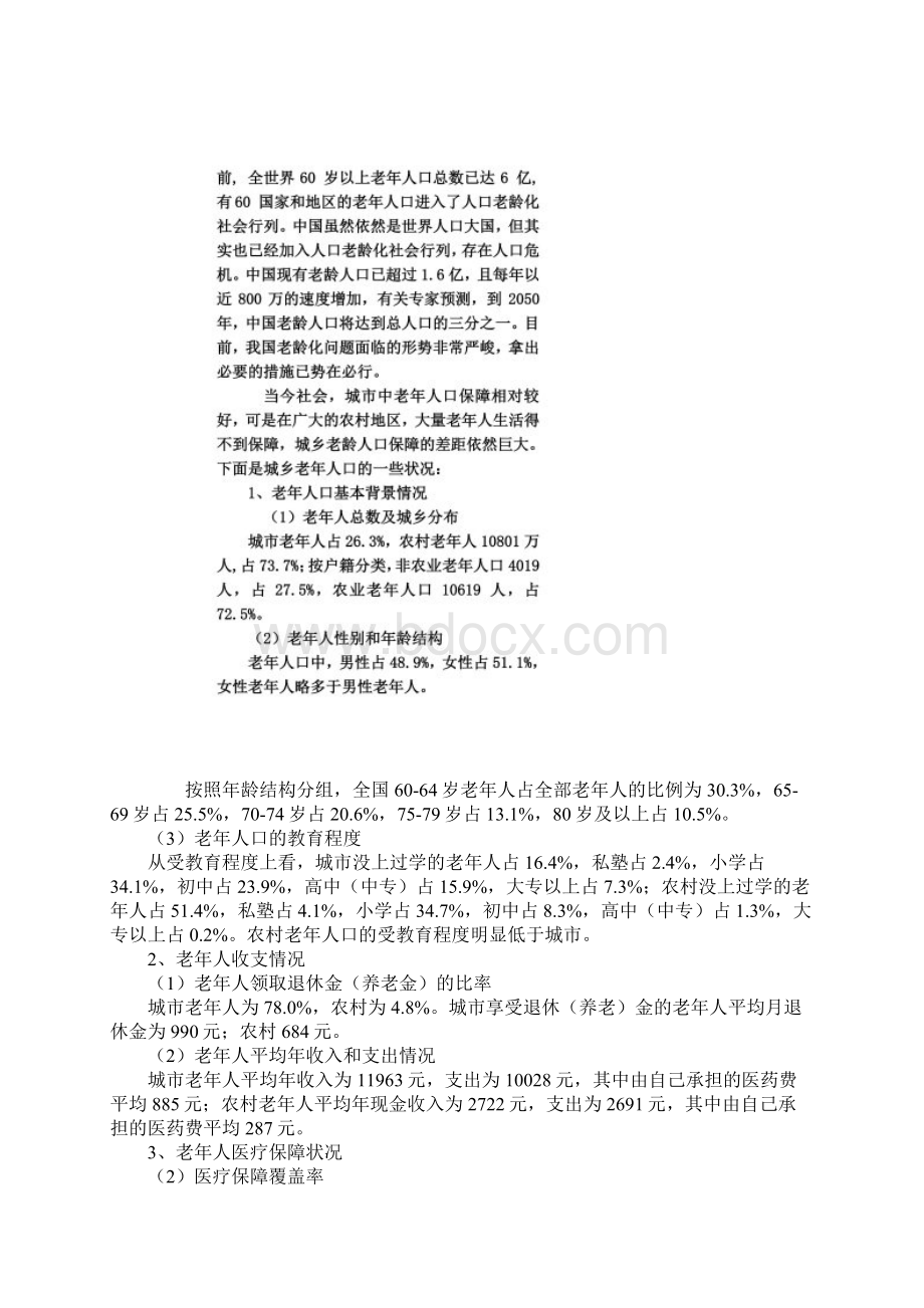 人口老龄化对社会发展的影响及解决措施.docx_第3页