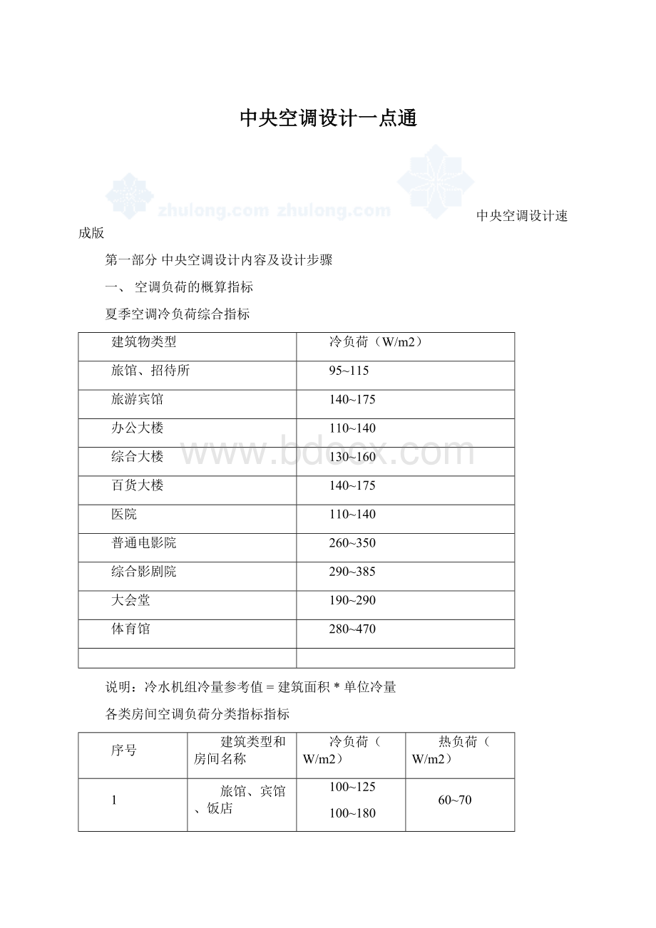 中央空调设计一点通文档格式.docx