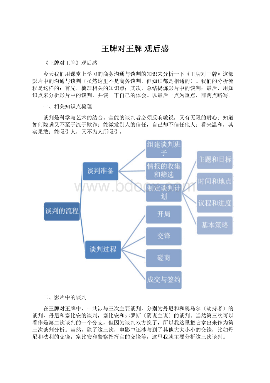 王牌对王牌 观后感.docx