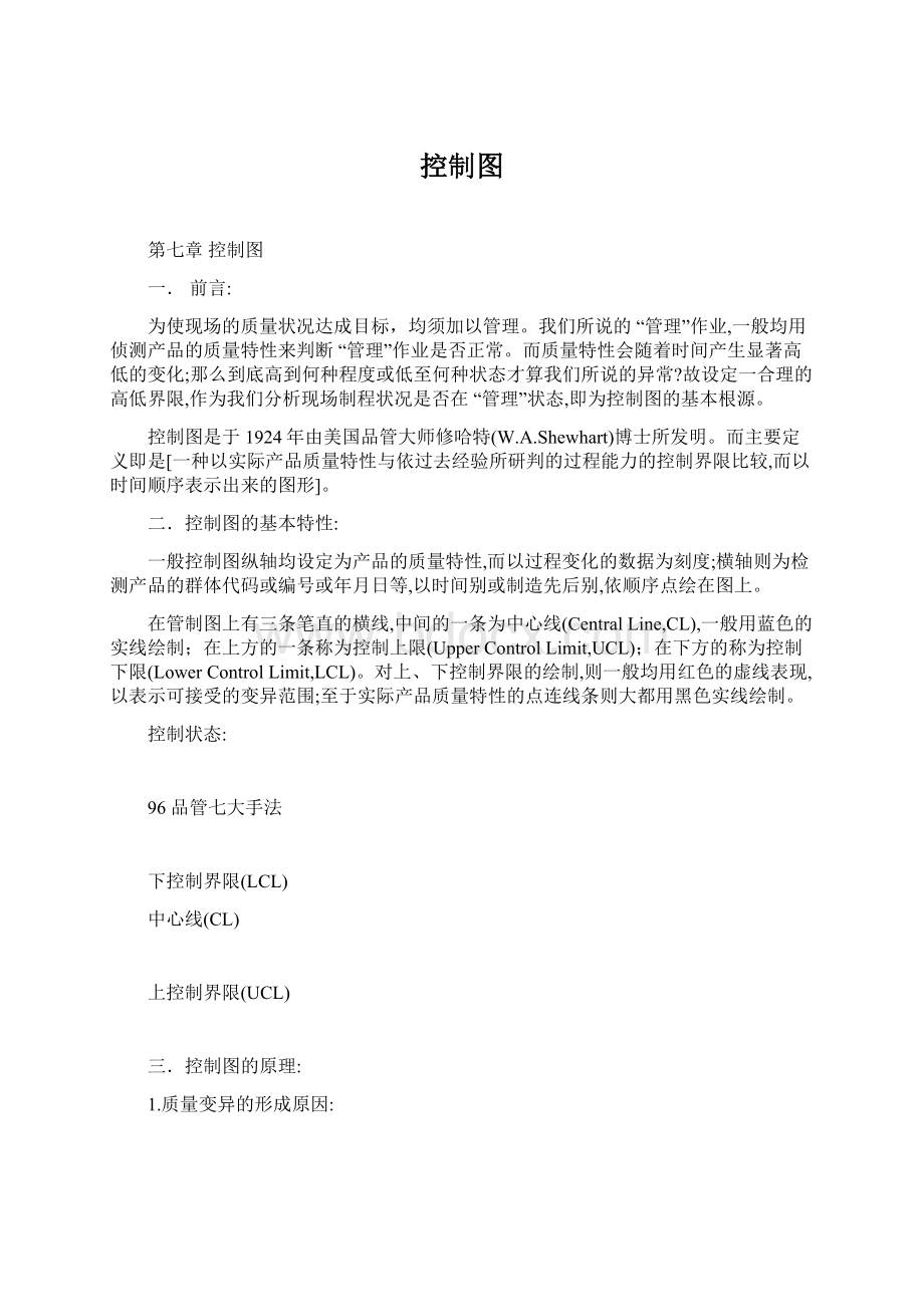 控制图Word文档格式.docx