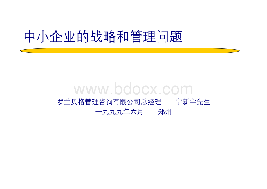 罗兰贝格中小型企业战略和管理问题研究报告Word文档下载推荐.doc_第1页