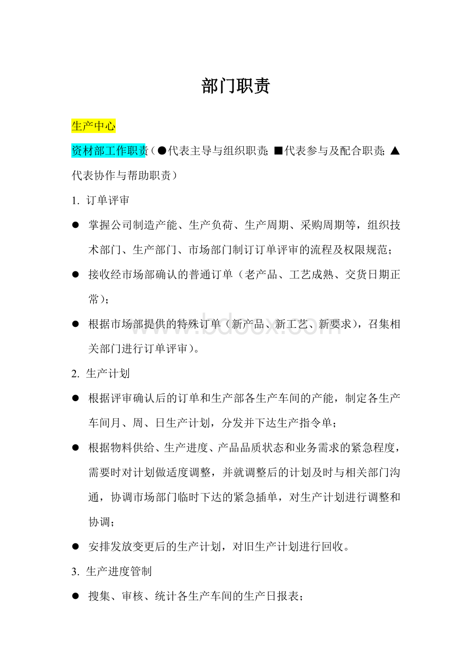 资材部门职责Word下载.doc_第1页